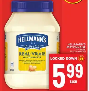 Food Basics Hellmann's mayonnaise offer