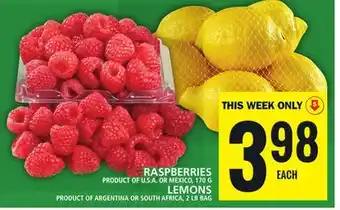 Food Basics Raspberries offer