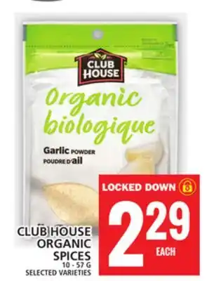 Food Basics Club house organic spices offer