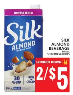 Food Basics Silk almond beverage offer