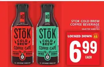 Food Basics Stok cold brew coffee beverage offer