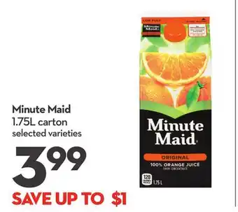 Longo's Minute maid offer
