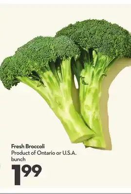 Longo's Fresh broccoli offer