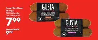 Longo's Gusta plant-based sausage offer