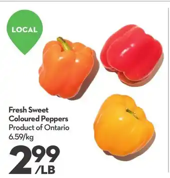 Longo's Fresh sweet coloured peppers offer