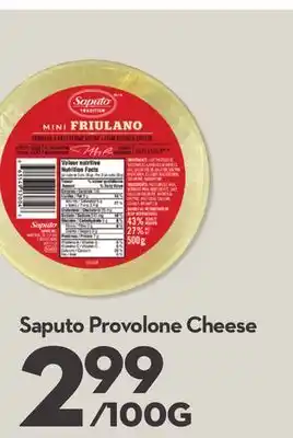 Longo's Saputo provolone cheese offer