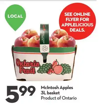 Longo's Mcintosh apples offer