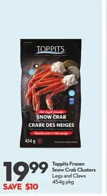 Longo's Toppits frozen snow crab clusters offer