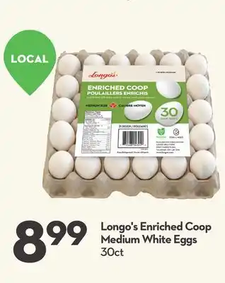 Longo's Longo's enriched coop medium white eggs offer