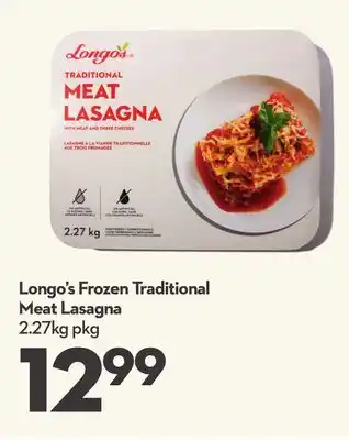 Longo's Longo's frozen traditional meat lasagna offer