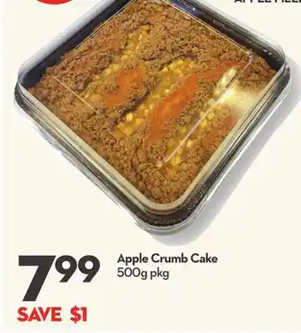 Longo's Apple crumb cake offer