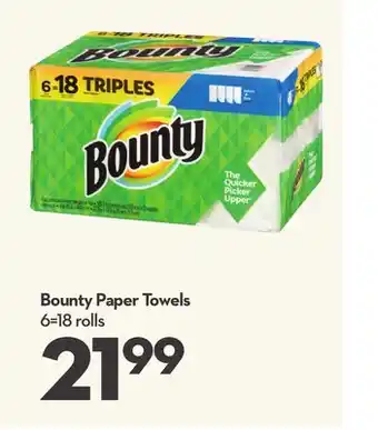 Longo's Bounty paper towels offer