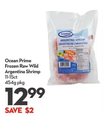 Longo's Ocean prime frozen raw wild argentina shrimp offer