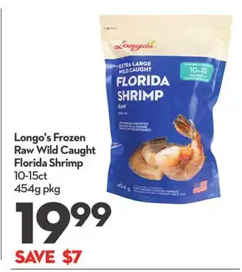 Longo's Longo's frozen raw wild caught florida shrimp offer