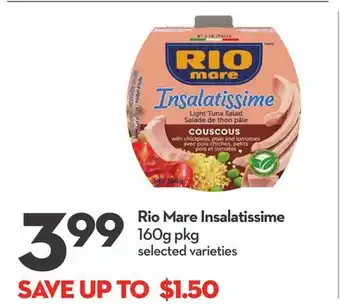 Longo's Rio mare insalatissime offer