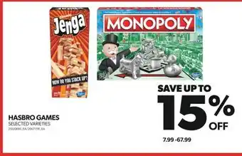 Real Canadian Superstore Hasbro games offer