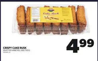 Real Canadian Superstore Crispy cake rusk, 650/750 g offer
