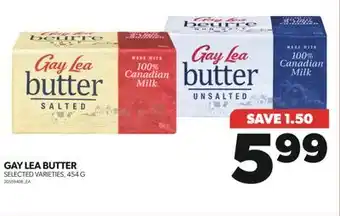 Real Canadian Superstore Gay lea butter, 454 g offer