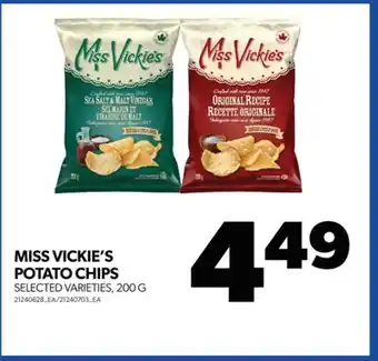 Real Canadian Superstore Miss vickie's potato chips, 200 g offer