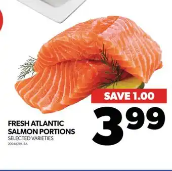 Real Canadian Superstore Fresh atlantic salmon portions offer