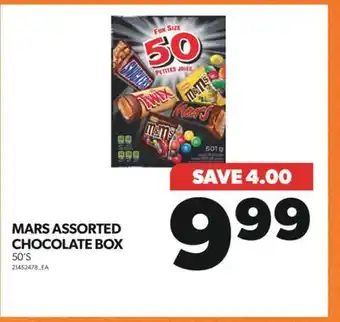 Real Canadian Superstore Mars assorted chocolate box, 50's offer