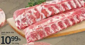 Fortinos Pork back ribs offer