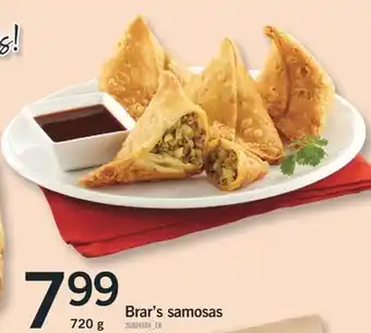 Fortinos Brar's samosas, 720 g offer