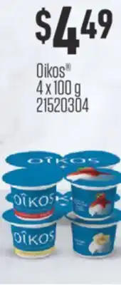 Fortinos Oikos 4 x 100 g offer