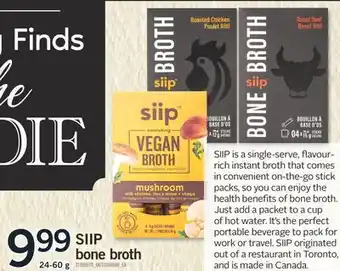 Fortinos Siip bone broth, 24-60 g offer
