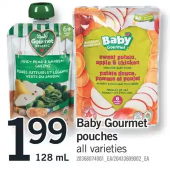 Fortinos Baby gourmet pouches, 128 ml offer