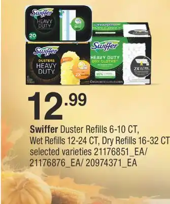 Fortinos Swiffer duster refills 6-10 ct, wet refills 12-24 ct, dry refills 16-32 ct offer