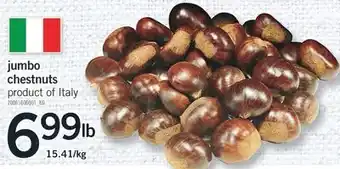 Fortinos Jumbo chestnuts offer