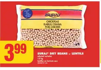 No Frills Suraj dry beans or lentils, 1.8 kg offer