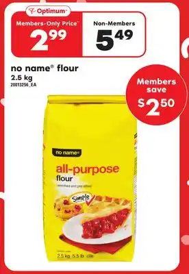 Independent Grocer No name flour, 2.5 kg offer