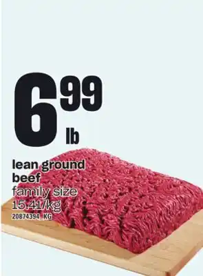 Independent Grocer Lean ground beef offer