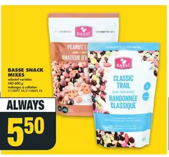 No Frills Basse snack mixes, 440-600 g offer