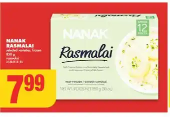 No Frills Nanak rasmalai, 850 g offer