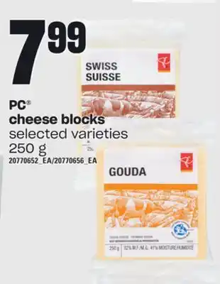 Independent Grocer Pc cheese blocks, 250 g offer
