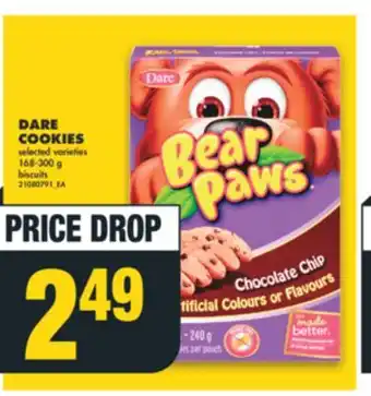 No Frills Dare cookies, 168-300 g offer
