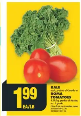 No Frills Roma or roma tomatoes offer