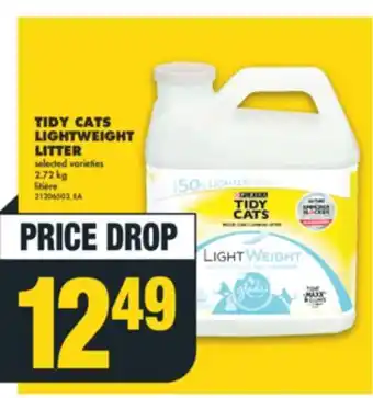 No Frills Tidy cats lightweight litter, 2.72 kg offer