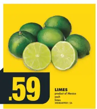 No Frills Limes offer