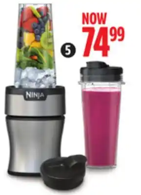 Canadian Tire Nutri personal blender with 2 travel jars offer