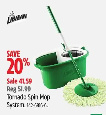 Canadian Tire Libman tornado spin mop system offer