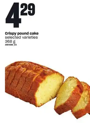 Loblaws Crispy pound cake, 368 g offer