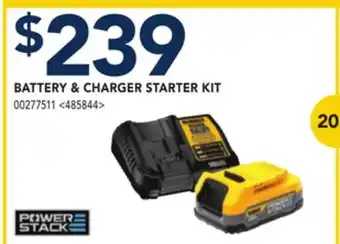 RONA Dewalt battery & charger starter kit offer
