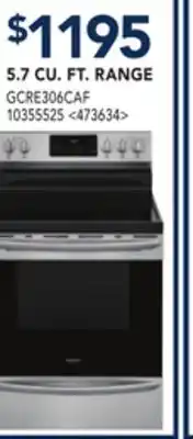 RONA Frigidaire gallery 5.7 cu. ft. range offer