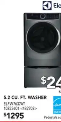 RONA Electrolux 5.2 cu. ft. washer offer
