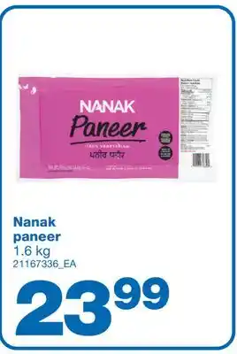 Wholesale Club Paneer, 1.6 kg offer