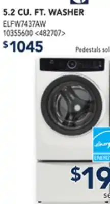 RONA Electrolux 5.2 cu. ft. washer offer